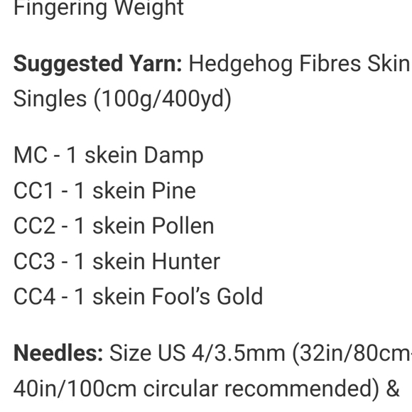 Hedgehog Fibers skinny singles kit to knit Briochealuscious Shawl, Andrea Mowry - Picture 2 of 4